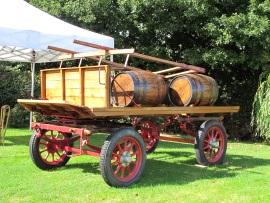 An old Dray restored by Barbara's Dad Sid